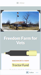 Mobile Screenshot of freedomfarmforvets.org